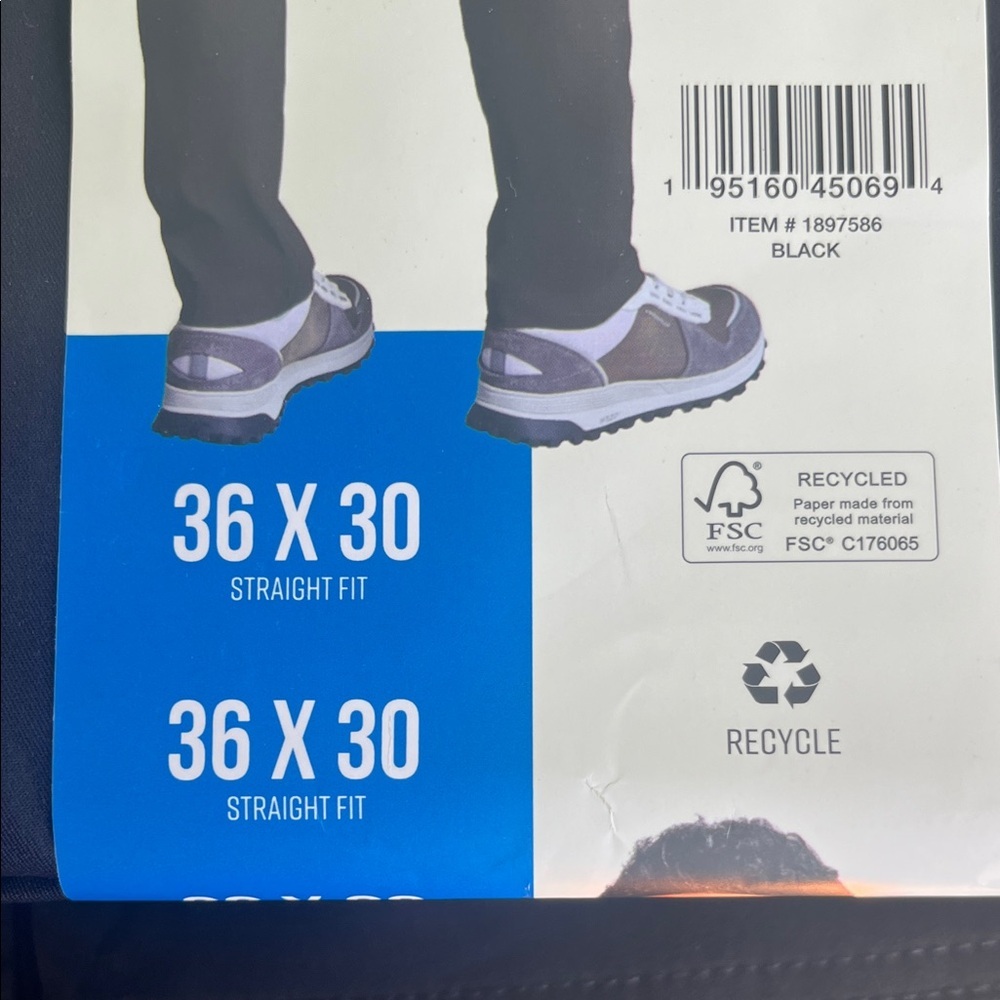 Copper & Oak Men's Black Cargo Pants 36 x 30 NWT - Picture 2 of 6